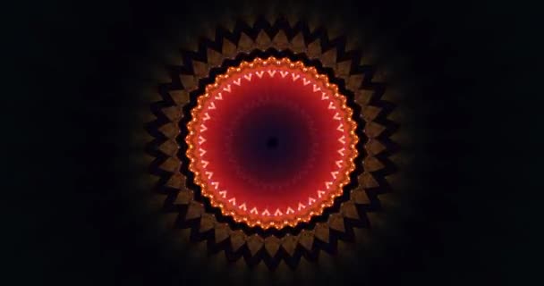 Ondes audio effets visuels fond. Égaliseur rond. boucle de rendu 4k .