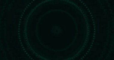 Siber tünel. Siber uzay dairesi yeşil arka plan 44k konser performansları, sunumlar, dans partileri, müzik klipleri, projeksiyon haritası, gece kulüpleri
