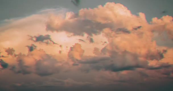 Dramatischer Zeitraffer Digitaler Wolken Konzept Von Cyberspace Und Cloud Speicherung — Stockvideo