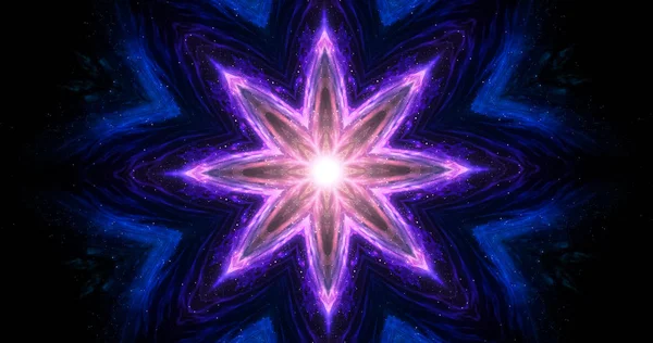 Zen energibalans koncept. Meditation blomma ändrar sin geomet — Stockfoto