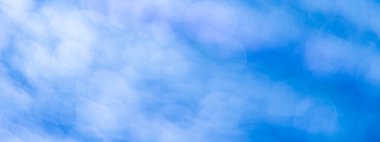 bokeh ile mavi arka plan ışığı defocused