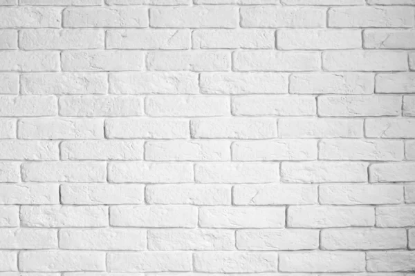 White Brick Wall Retro Background — 스톡 사진