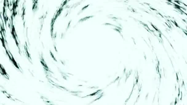 Padrões Tinta Sequência Caleidoscópica Abstract White Blue Motion Graphics Background — Vídeo de Stock