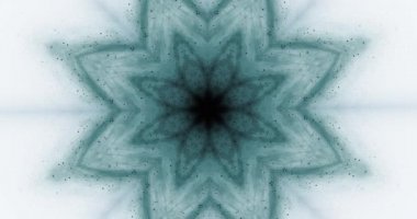 Rahatla nilüfer çiçeği animasyonu. Meditasyon için arka plan. Nirvana. Mistik uzay deseni. 4k