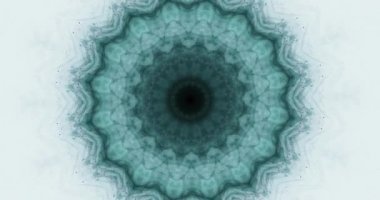 Rahatla nilüfer çiçeği animasyonu. Meditasyon için arka plan. Nirvana. Mistik uzay deseni. 4k
