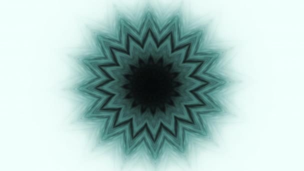 Kaleidoskop Sequenzmuster Abstrakter Weißer Und Blauer Hintergrund Für Bewegungsgrafik Oder — Stockvideo