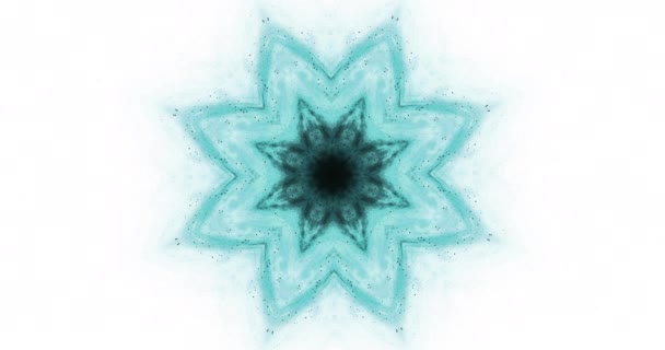 蓮の花のアニメーションをリラックス 瞑想の背景 ニルヴァーナ 神秘的な空間パターン — ストック動画