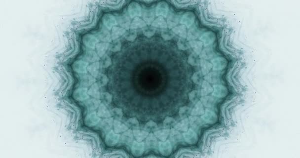 蓮の花のアニメーションをリラックス 瞑想の背景 ニルヴァーナ 神秘的な空間パターン — ストック動画