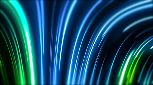 Parlak Çizgiler Mavi Menekşe Neon Işıklar Lazer Şovu Gece Kulübü — Stok fotoğraf