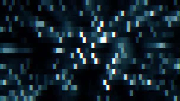 液晶显示屏像素 电脑屏幕宏镜头 Pixels Texture 摘要蓝色背景 用彩色阴影技术关闭Led显示屏 衣帽间监视器 图样壁纸照明 — 图库视频影像