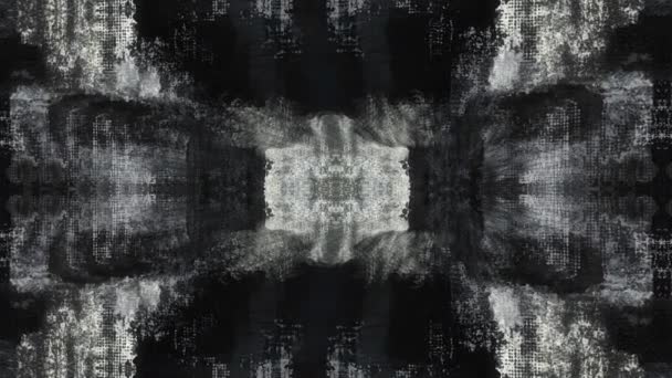 Абстрактный Параллакс Фон Черный Белый Гранитный Мрамор Картины Абстрактные Пятна — стоковое видео