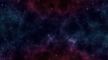 4k uzayındaki çok renkli samanyolu enerjisinin animasyonu