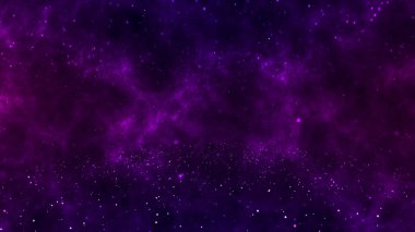 Sihirli yıldızlı arka plan şenlik kartı