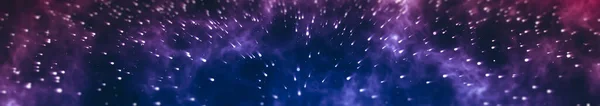 Meteor Sprcha Ilustrace Horizontální Prostor Dramatické Pozadí — Stock fotografie