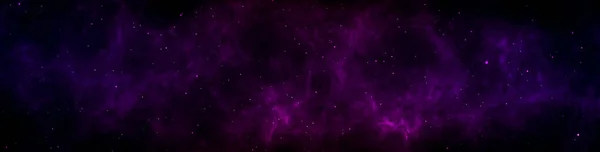 Mély Tér Csillagokkal Panoráma Jelenet Háttér — Stock Fotó