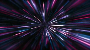 Hareket bulanık arkaplan efektli renkli ışık izleri 4k canlandırma