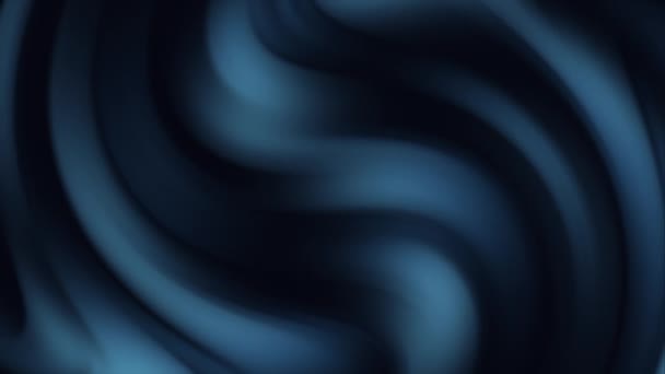 Fondo Azul Horizontal Ondas Oscuras — Vídeo de stock