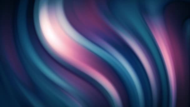 Abstract Pink Violet Wave Background Shimmers One Color Another Wave — Stock Video