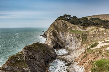 Lulworth, Jurassic Coast, Dorset, İngiltere'de, Unesco Dünya Mirası Sit Alanı.