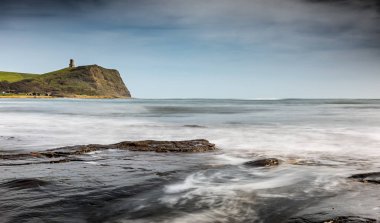 Kimmeridge Bay, Jurassic Coast, Dorset, İngiltere'de, Unesco Dünya Mirası Sit Alanı.