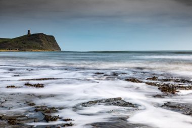 Kimmeridge Bay, Jurassic Coast, Dorset, İngiltere'de, Unesco Dünya Mirası Sit Alanı.