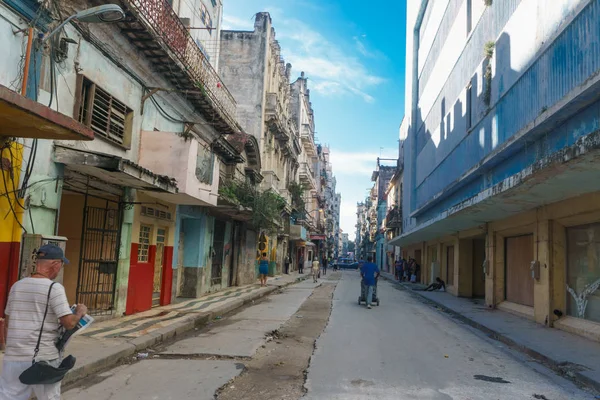 Το Street view από La Αβάνα, Κούβα — Φωτογραφία Αρχείου
