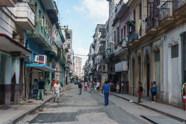 La Havana, Küba'dan sokak görünümü — Stok fotoğraf