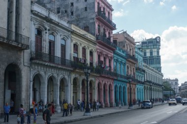La Havana, Küba sokak görünümü La Havana Merkezi'nden