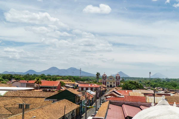 Vista Aérea Iglesia Del Calvario León Nicaragua —  Fotos de Stock