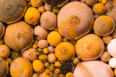 Makro evren, platetler ve yıldızlar, çok renkli boyalar..