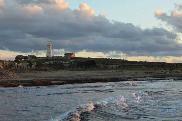 Vuurtoren in Pathos, Cyprus — Stockfoto