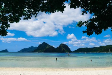 Deniz manzarası El Nido Palawan Adası, Filipinler