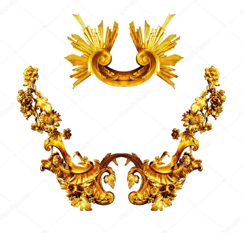 golden baroque ornamend