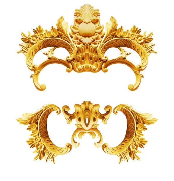 Altın Barok ornamend — Stok fotoğraf