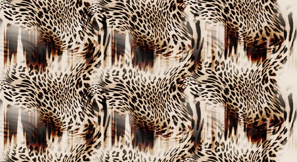Animal leopardo piel fondo —  Fotos de Stock