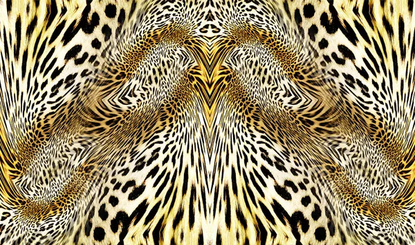 Dierlijke leopard huid achtergrond — Stockfoto