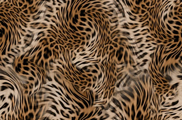 Animal léopard fond en cuir — Photo
