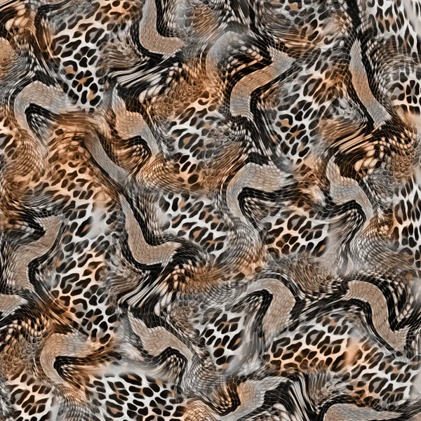 Animale leopardo pelle sfondo — Foto Stock