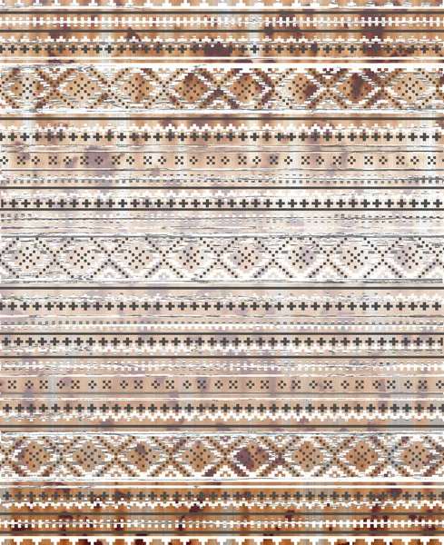 Geometrik etnik halı halı — Stok fotoğraf
