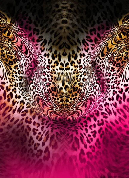 Sfondo colorato pelle di leopardo — Foto Stock