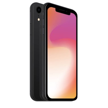 Gerçekçi, modern akıllı telefon izole edilmiş. 