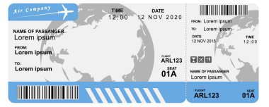 Havayolu uçuş kartı