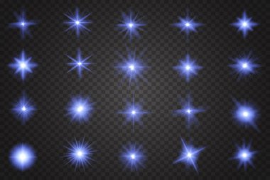 Parlayan ışık seti 