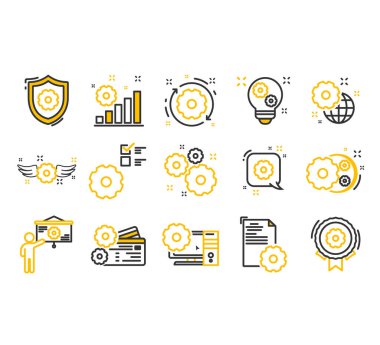 Mühendislik satırı simgesi. 