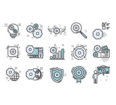 Mühendislik satırı simgesi. 