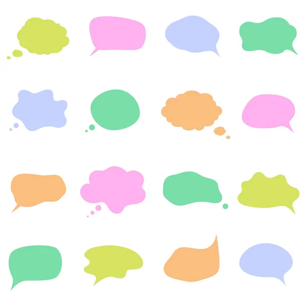 Blank speech bubbles. — Stock Vector