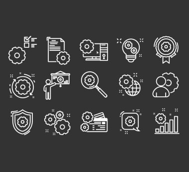 Mühendislik satırı simgesi. 