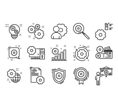 Mühendislik satırı simgesi. 