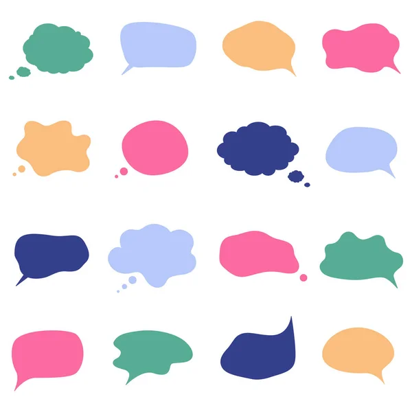 Blank speech bubbles. — Stock Vector