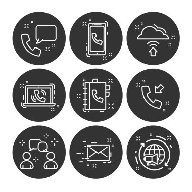 Basit iletişim simgeleri ayarlandı.